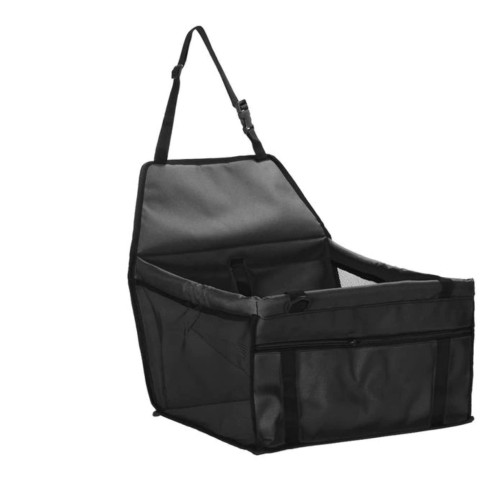 Skládací cestovní taška do auta pro domácí mazlíčky, 45 x 35 x 25 cm, černá