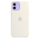 Ochranný silikonový kryt na mobilní telefon Apple iPhone 12/12 Pro, bílá