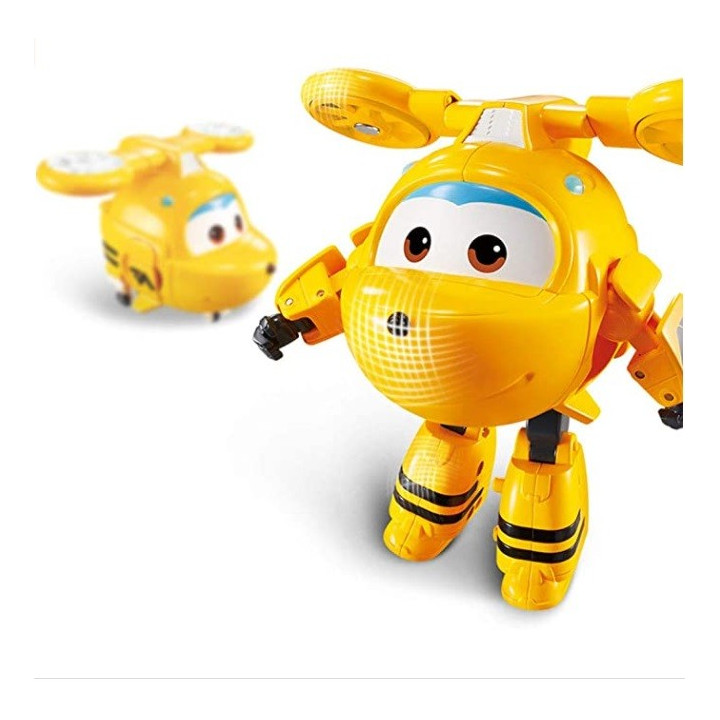 Figurka robot / vrtulník Bestwaled,14cm, žlutá