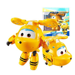 Figurka robot / vrtulník Bestwaled,14cm, žlutá
