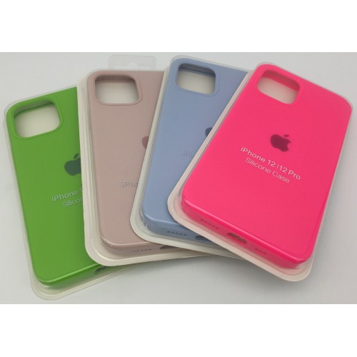 Ochranný silikonový kryt na mobilní telefon Apple iPhone 12/12 Pro, 4ks mix barev