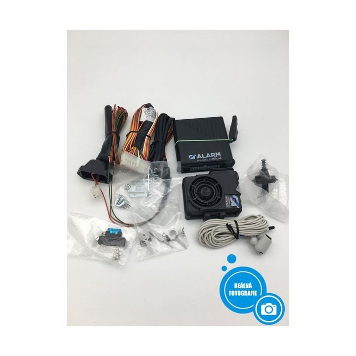 Motoalarm s mechanickým náklonovým senzorem GT GT945, černá