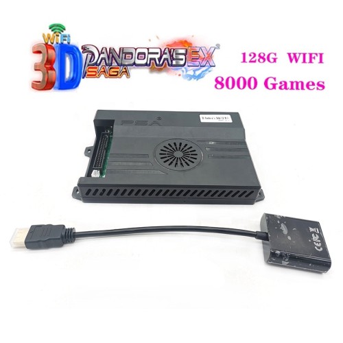 Herní konzole 3D Wi-Fi Pandora Saga EX 8000, 128 GB