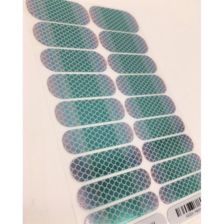Nehtový wrap Jamberry A1004 - Mermaid Tales
