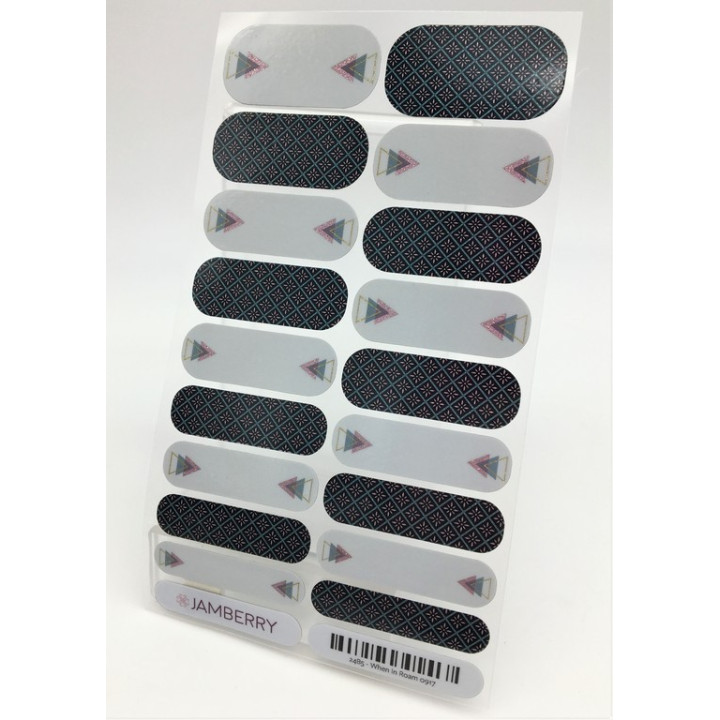 Nehtový wrap Jamberry 24B5 - When It Roam 0917