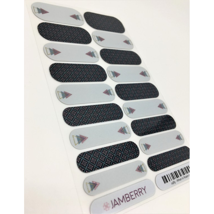 Nehtový wrap Jamberry 24B5 - When It Roam 0917