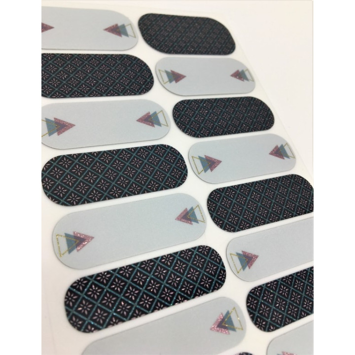 Nehtový wrap Jamberry 24B5 - When It Roam 0917