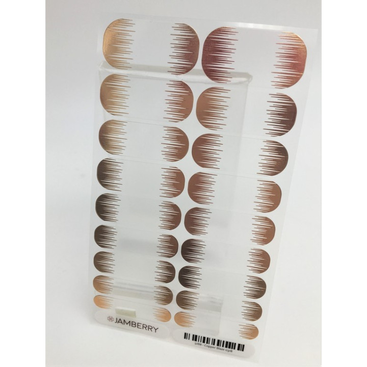 Nehtový wrap Jamberry 51B8 - Copper Blaze 0318