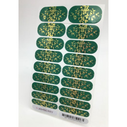 Nehtový wrap Jamberry 35B2 - Spotted Shamrock 0917