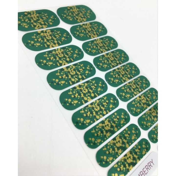 Nehtový wrap Jamberry 35B2 - Spotted Shamrock 0917