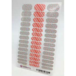 Nehtový wrap Jamberry 44A5 - Jolly Lane Jr 0916