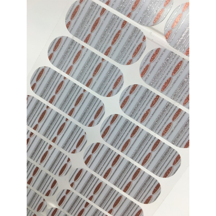Nehtový wrap Jamberry 97B7 - Skinny Latte 0317