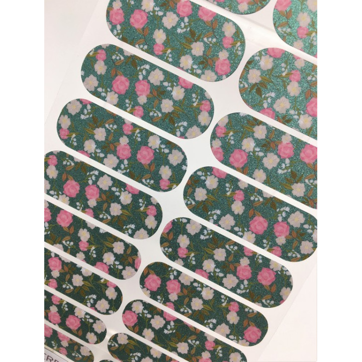 Nehtový wrap Jamberry 44B6 - Garden Oasis 0318