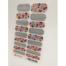 Nehtový wrap Jamberry 78A5 - Weekend Whim 0916