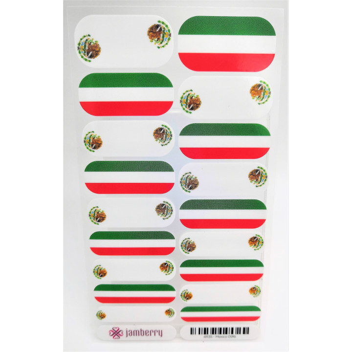 Nehtový wrap Jamberry 4R35 - Mexico 0916