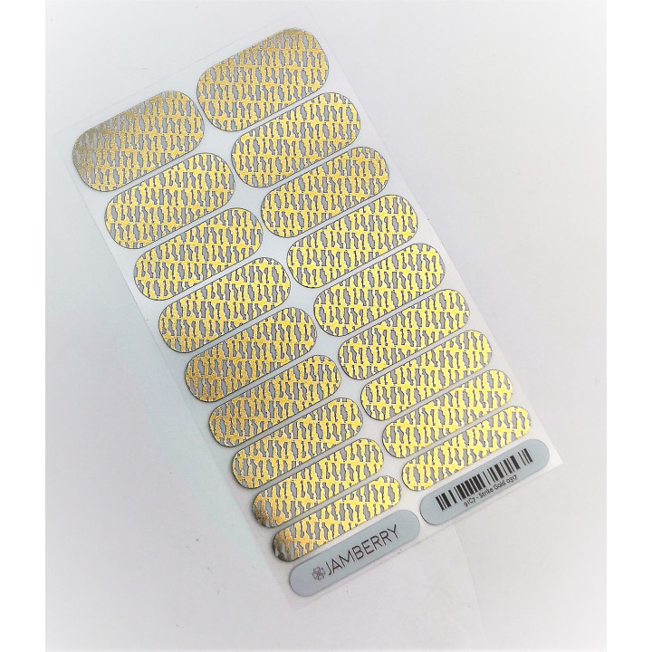 Nehtový wrap Jamberry 91CZ - Strike Gold 0317