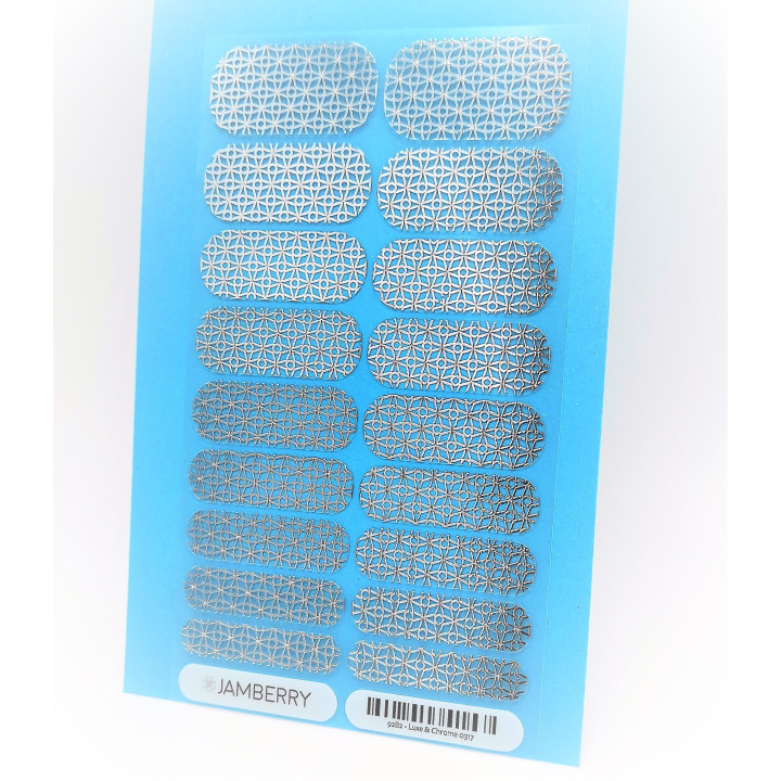 Nehtový wrap Jamberry 92B2 - Luxe & Chrome 0317