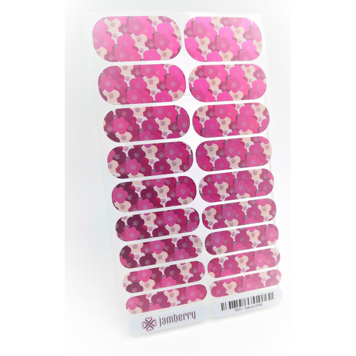 Nehtový wrap Jamberry 76A1 - Sakura 0916