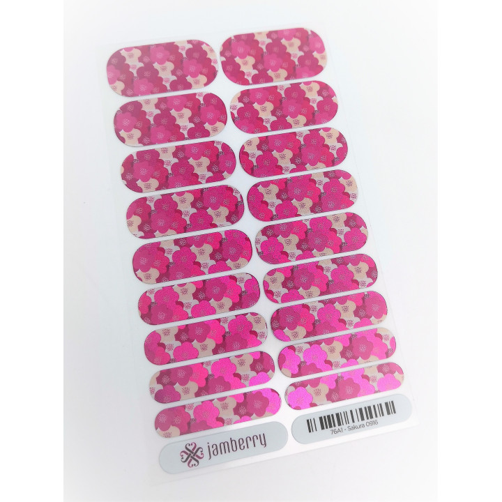 Nehtový wrap Jamberry 76A1 - Sakura 0916