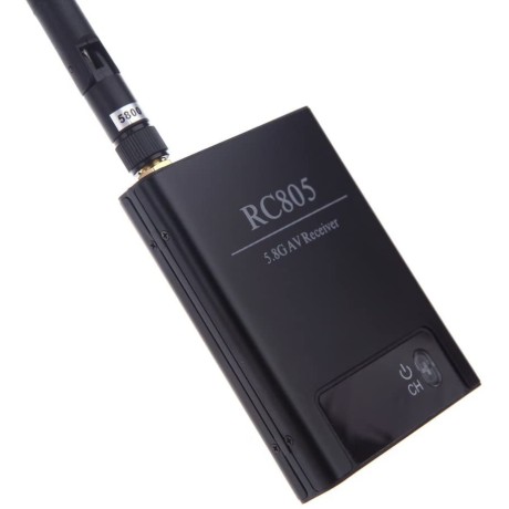 AV bezdrátový přijímač pro RC modely Jimi RC 805 - 5,8 GHz, černá