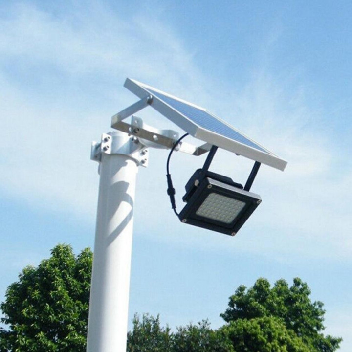 LED reflektor se solárním panelem 180983, 54 LED