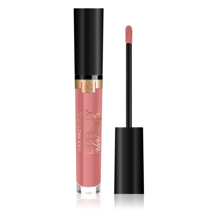 Tekutá matná rtěnka Max Factor Lipfinity Velvet Matte - Posh Pink 045
