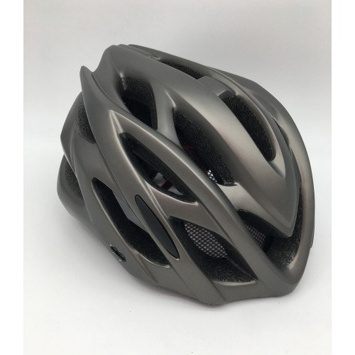 Cyklistická helma HT-10, 57-62cm, šedočerná