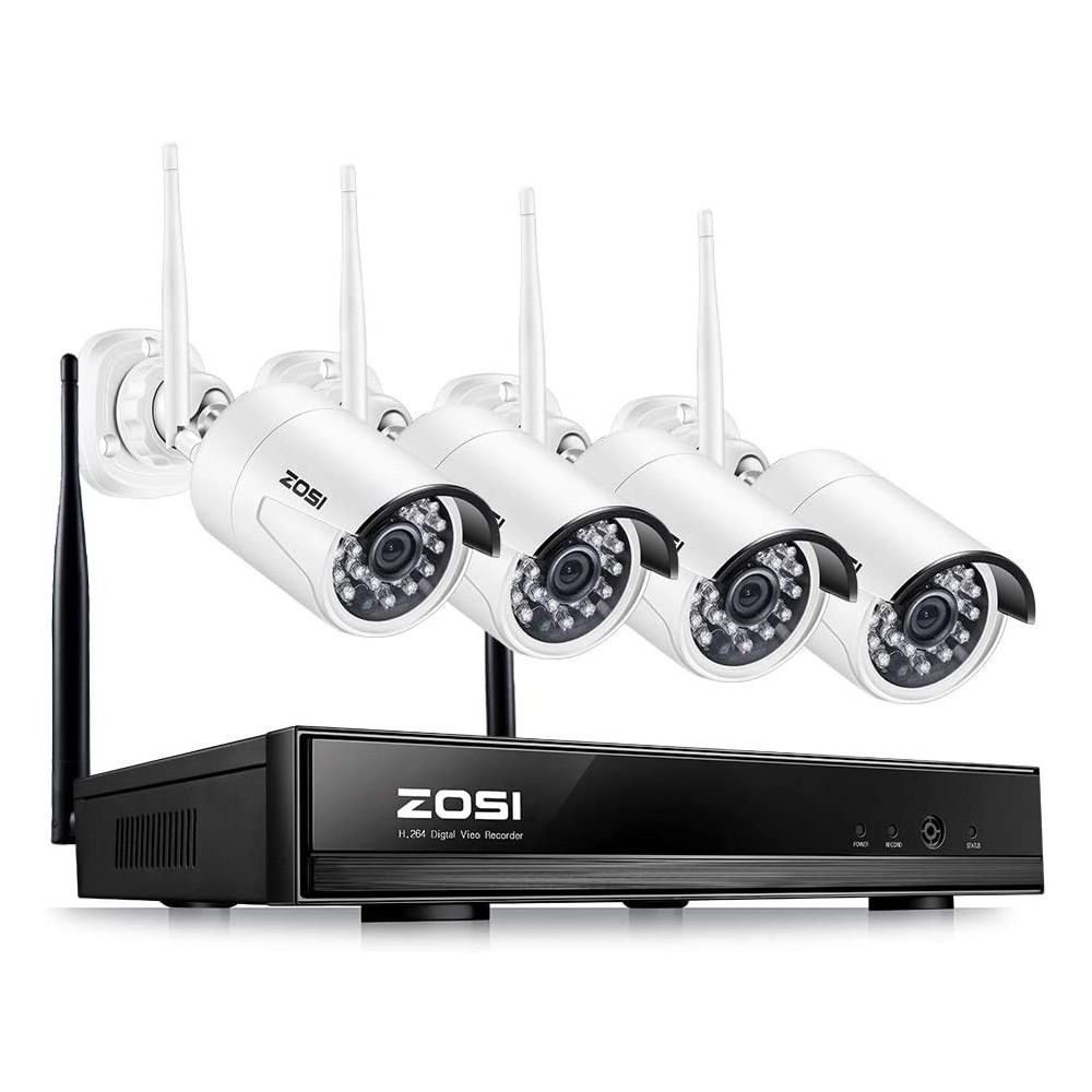 Bezpečnostní kamerový systém Zosi ZSWNVK-B42000-US (4x kamera, 1x záznamové zařízení)