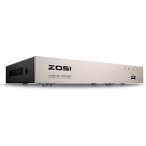 Síťový DVR videorekordér Zosi ZR08LN/00 H.264 (8kanálů), stříbrná