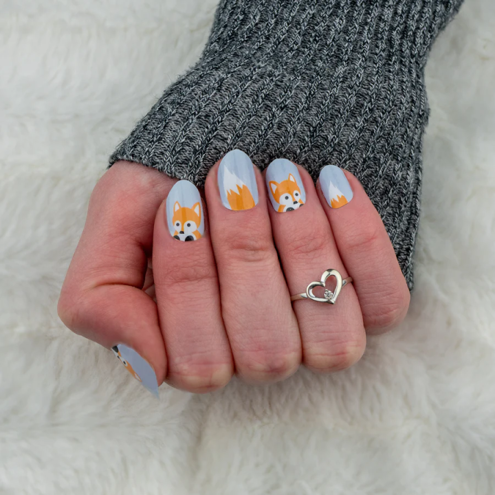 Nehtový wrap Jamberry 8D26 - Faux Fox 0916