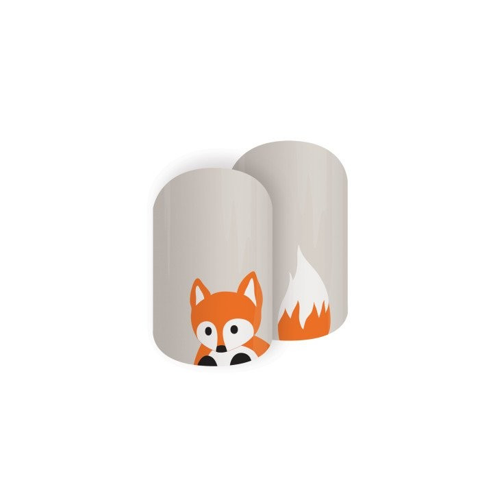 Nehtový wrap Jamberry 8D26 - Faux Fox 0916