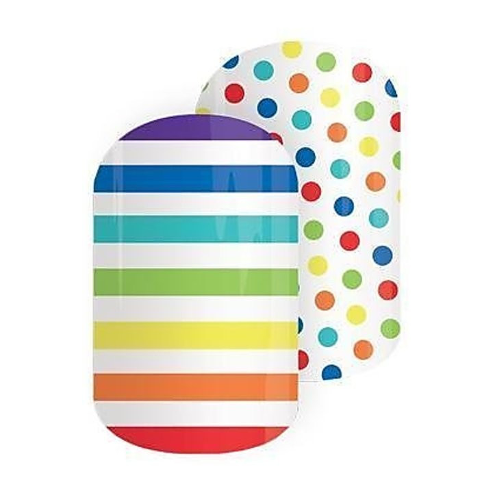 Nehtový wrap Jamberry 1K41 - Clowning Around 0915