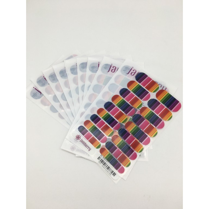Nehtový wrap Jamberry 33A5 - Sarape Sunset 0916, 10ks