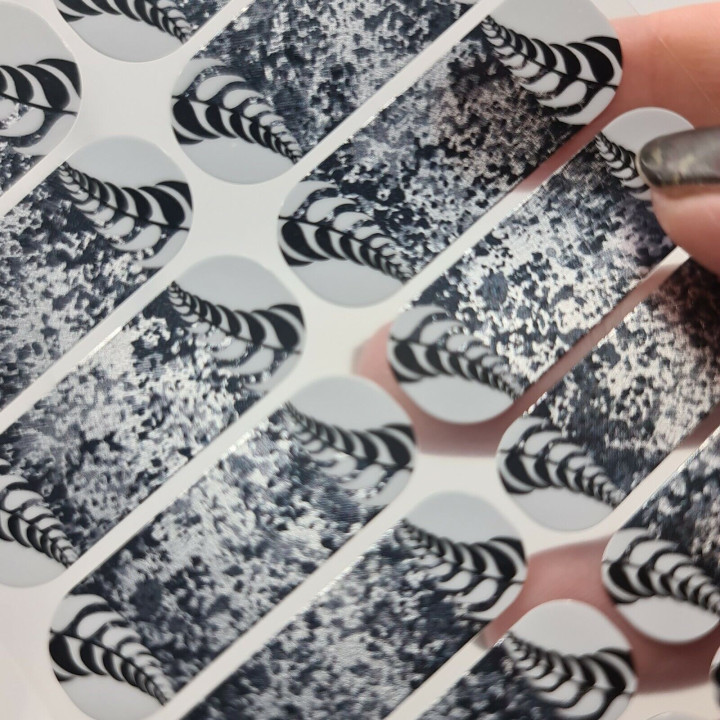 Nehtový wrap Jamberry 38A1 - Forever Ferns 0316