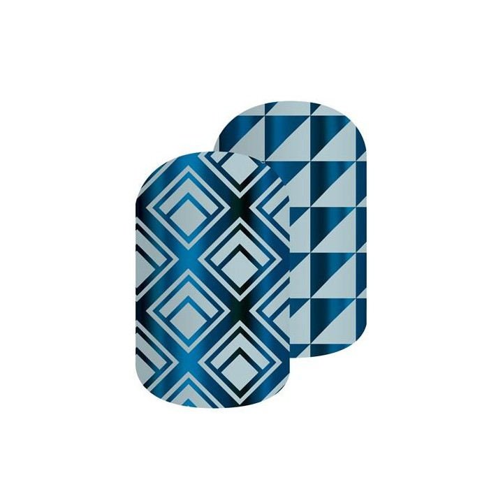 Nehtový wrap Jamberry 75A4 - Imperial Blue 0916