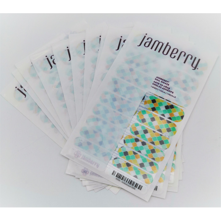 Nehtový wrap Jamberry 76A6 - Arabesque 0916, 10ks