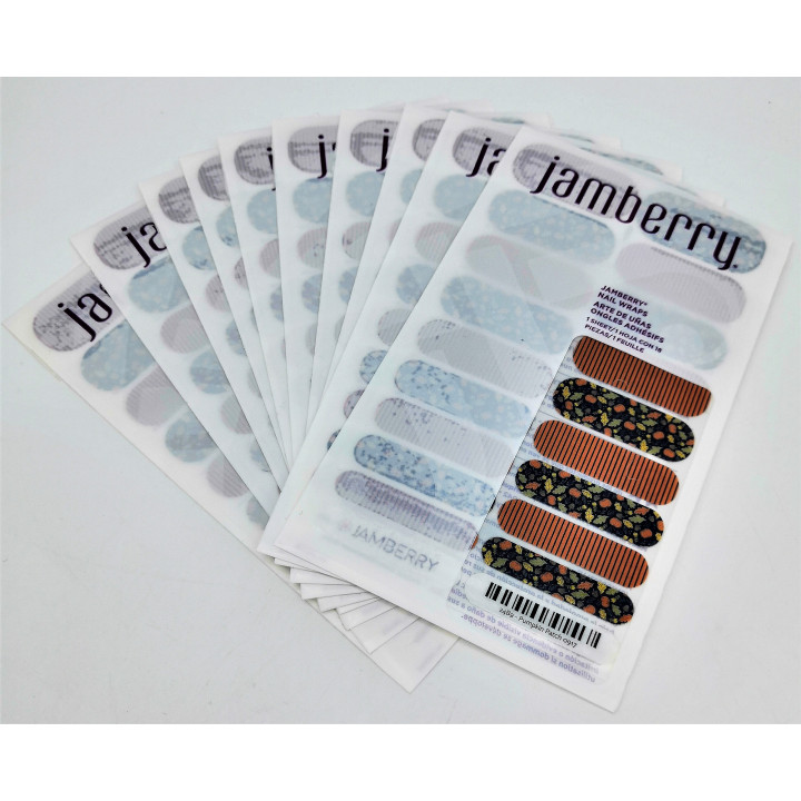 Nehtový wrap Jamberry 24B9 - Pumpkin Patch 0917, 10ks