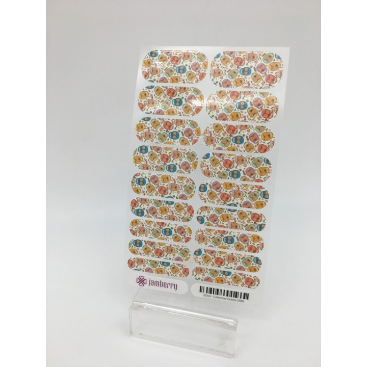 Nehtový wrap Jamberry 33A9 - Calaveras Dulces 0916