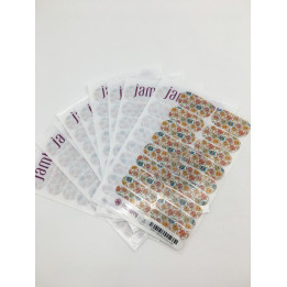 Nehtový wrap Jamberry 33A9 - Calaveras Dulces 0916, 10ks