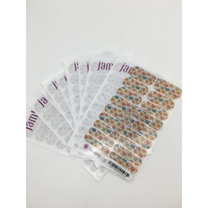 Nehtový wrap Jamberry 33A9 - Calaveras Dulces 0916, 10ks