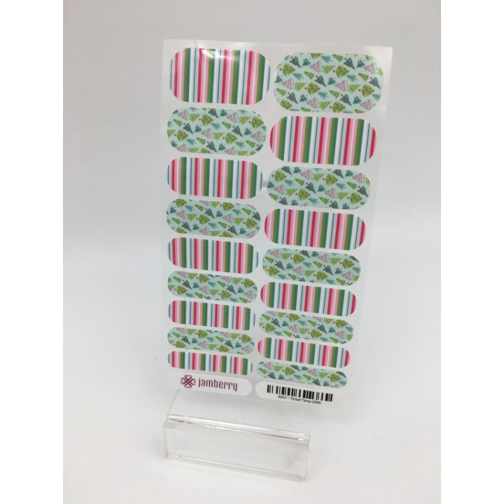 Nehtový wrap Jamberry 41A7 - Tinsel Time 0916
