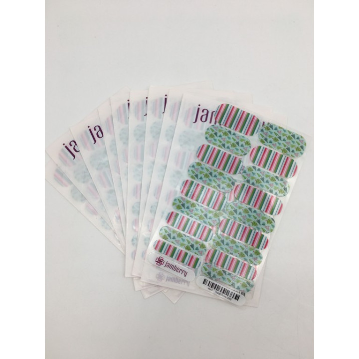 Nehtový wrap Jamberry 41A7 - Tinsel Time 0916, 10ks