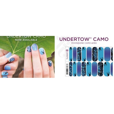 Nehtový wrap Jamberry 5U41 - Undertow Blue, 10ks