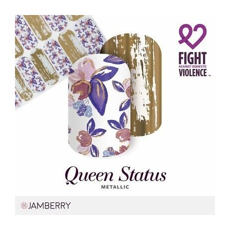 Nehtový wrap Jamberry 16B9 - Queen Status 0317, 10ks