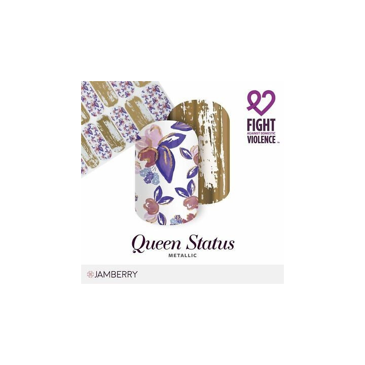 Nehtový wrap Jamberry 16B9 - Queen Status 0317, 10ks