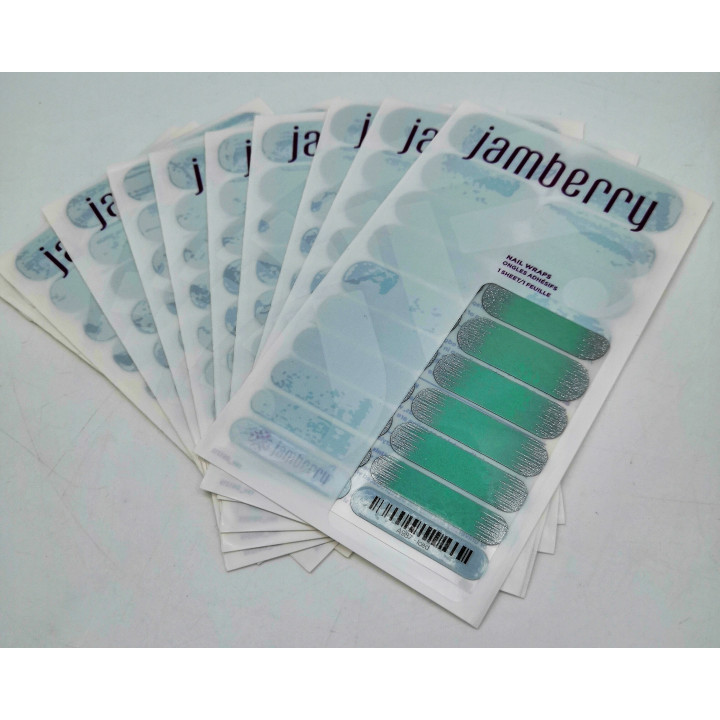 Nehtový wrap Jamberry A987 - Iced, 10ks