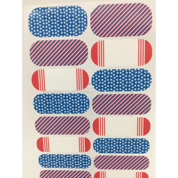 Nehtový wrap Jamberry A465 - Patriot
