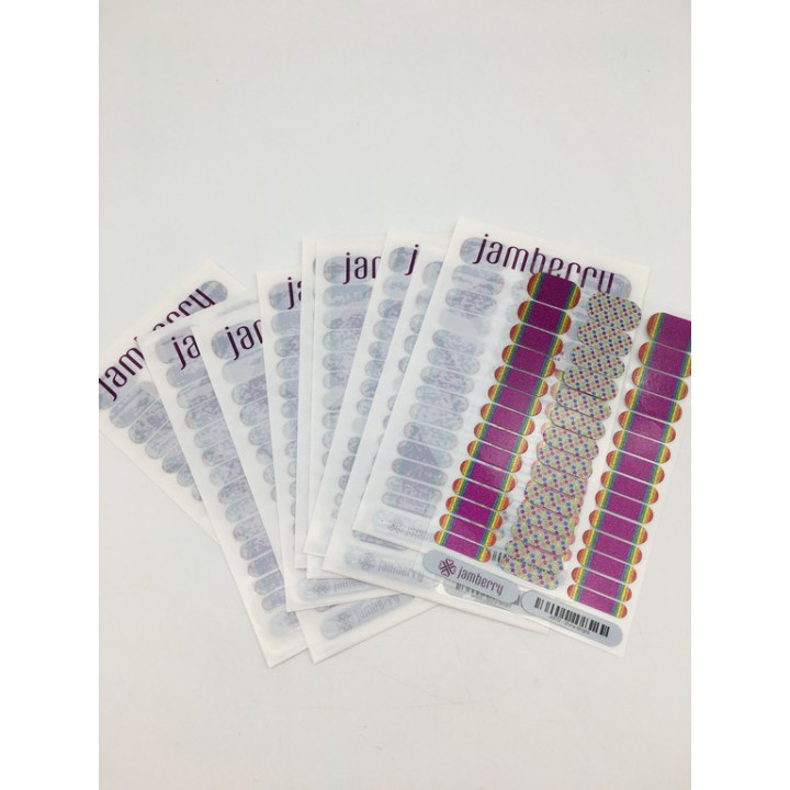 Nehtový wrap Jamberry A979 - Shine Bright, 10ks