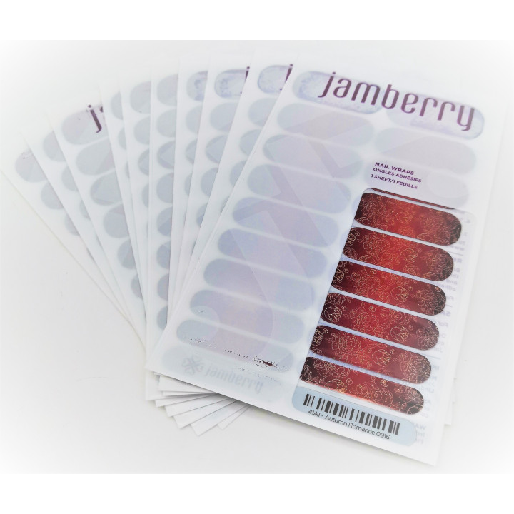 Nehtový wrap Jamberry 41A1 - Autumn Romance 0916, 10ks