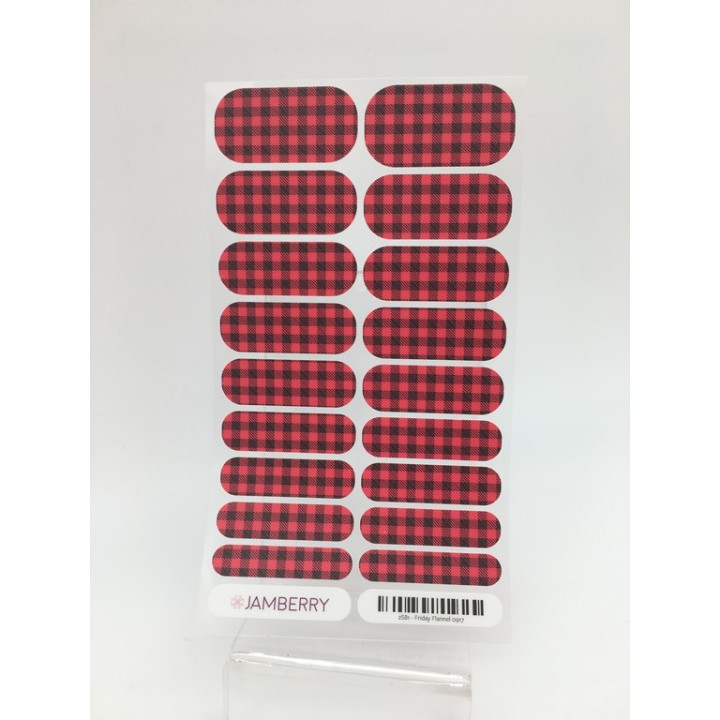 Nehtový wrap Jamberry 2S81 - Friday Flannel 0917